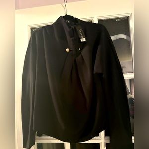 New with tags Gracia Blouse size X-LARGE in black